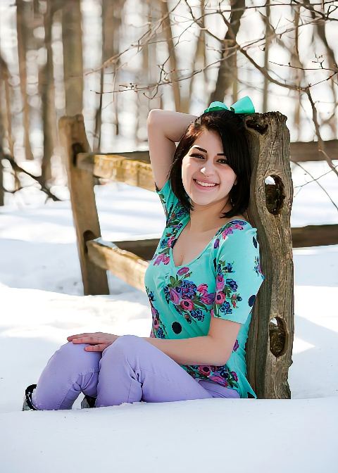 Senior Outdoors in the Winter